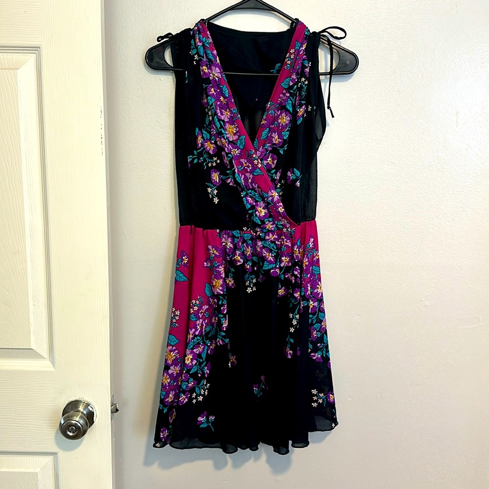 Vintage floral morning glory dress